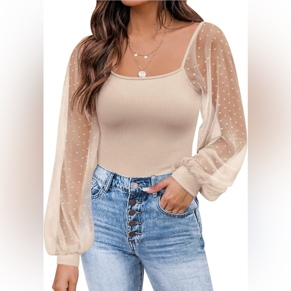 Mesh Long Sleeve Shirt
